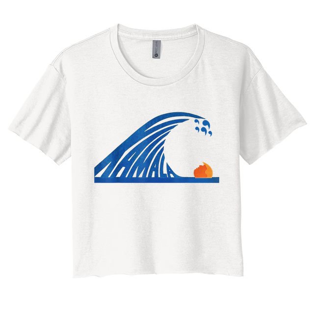 Gary Taxali Kamala Wave Crop Top