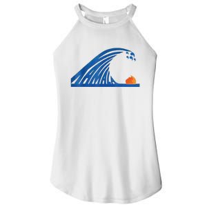 Gary Taxali Kamala Wave Women's Perfect Tri Rocker Tank