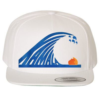 Gary Taxali Kamala Wave Wool Snapback Cap