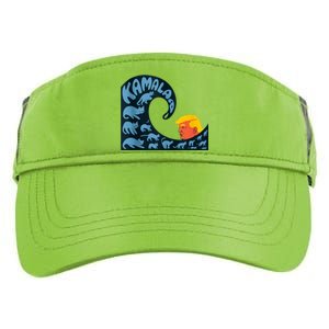 Gary Taxali Kamala Wave Blue Cats Adult Drive Performance Visor