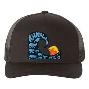 Gary Taxali Kamala Wave Blue Cats Yupoong Adult 5-Panel Trucker Hat