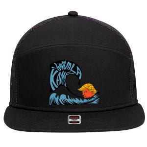 Gary Taxali Kamala Wave 7 Panel Mesh Trucker Snapback Hat