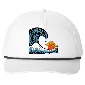 Gary Taxali Kamala Wave Snapback Five-Panel Rope Hat