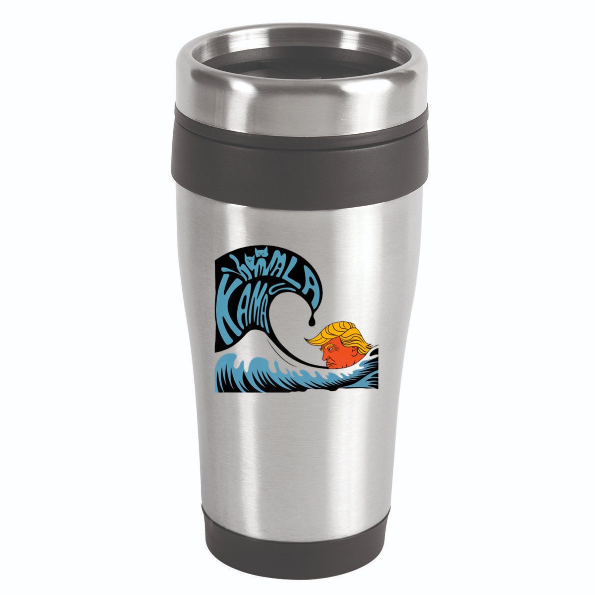 Gary Taxali Kamala Wave 16oz Travel Tumbler