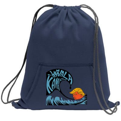 Gary Taxali Kamala Wave Sweatshirt Cinch Pack Bag