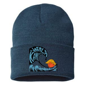 Gary Taxali Kamala Wave Sustainable Knit Beanie