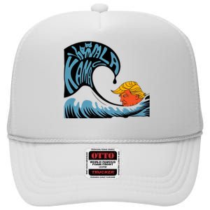 Gary Taxali Kamala Wave High Crown Mesh Back Trucker Hat