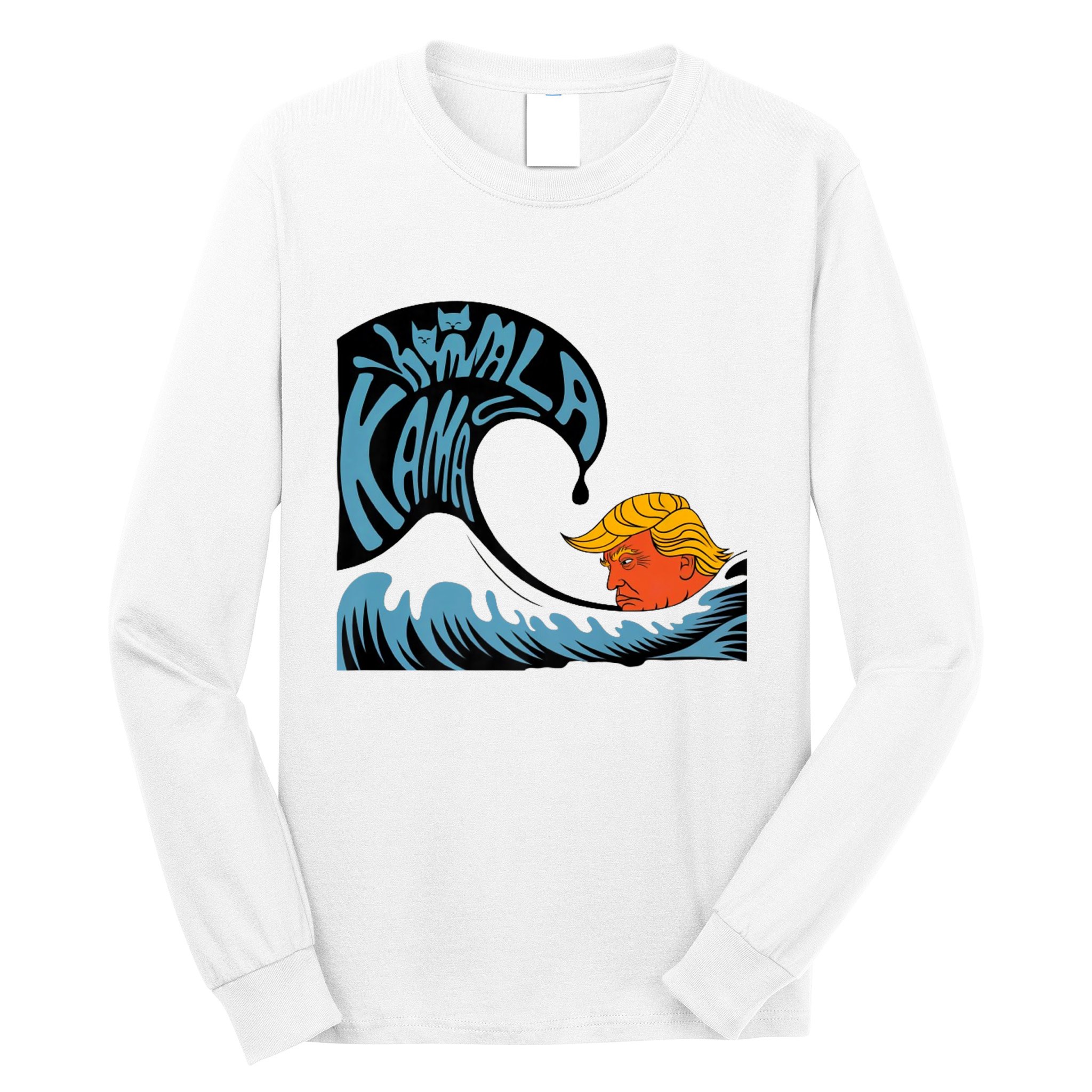Gary Taxali Kamala Wave Long Sleeve Shirt