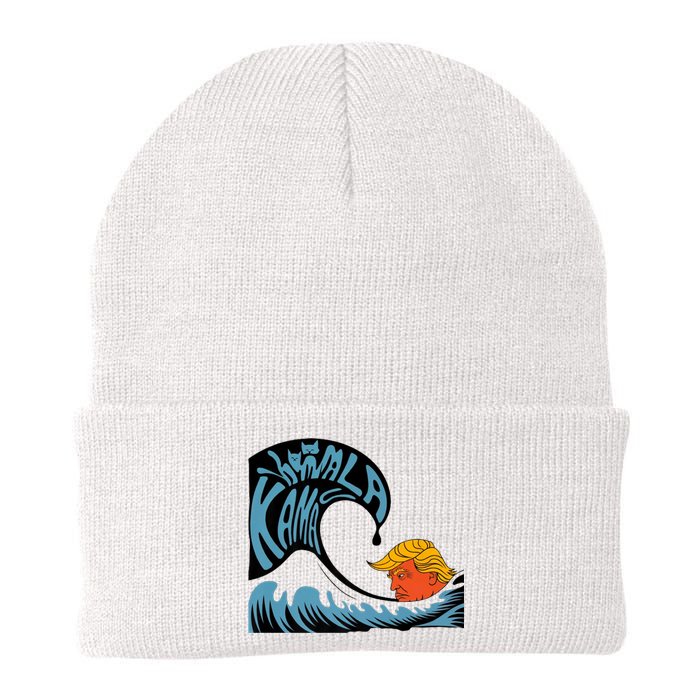 Gary Taxali Kamala Wave Knit Cap Winter Beanie