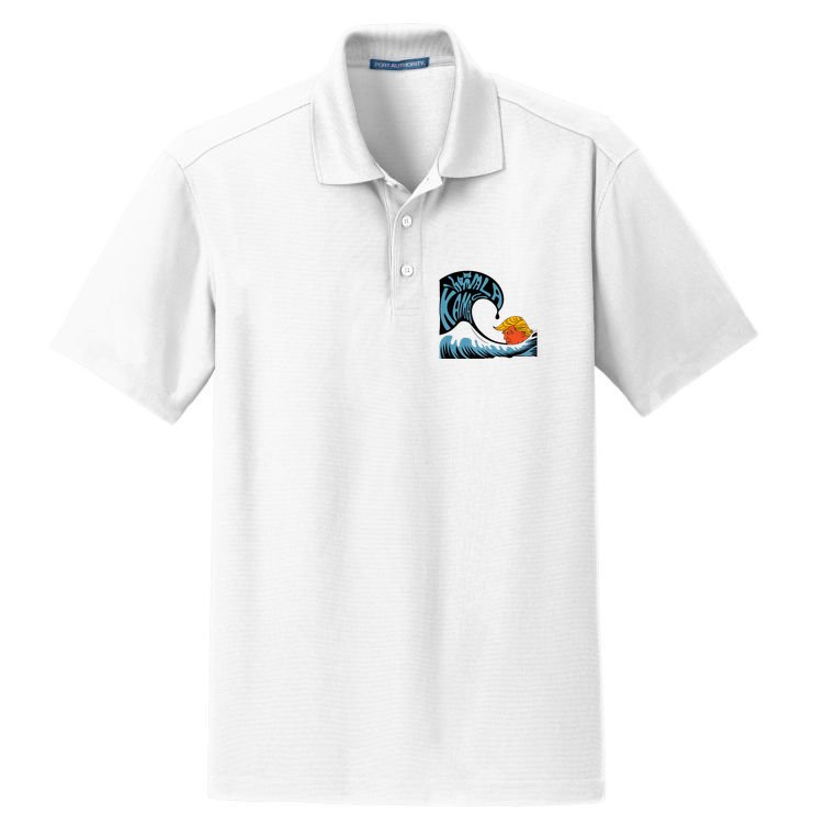 Gary Taxali Kamala Wave Dry Zone Grid Polo