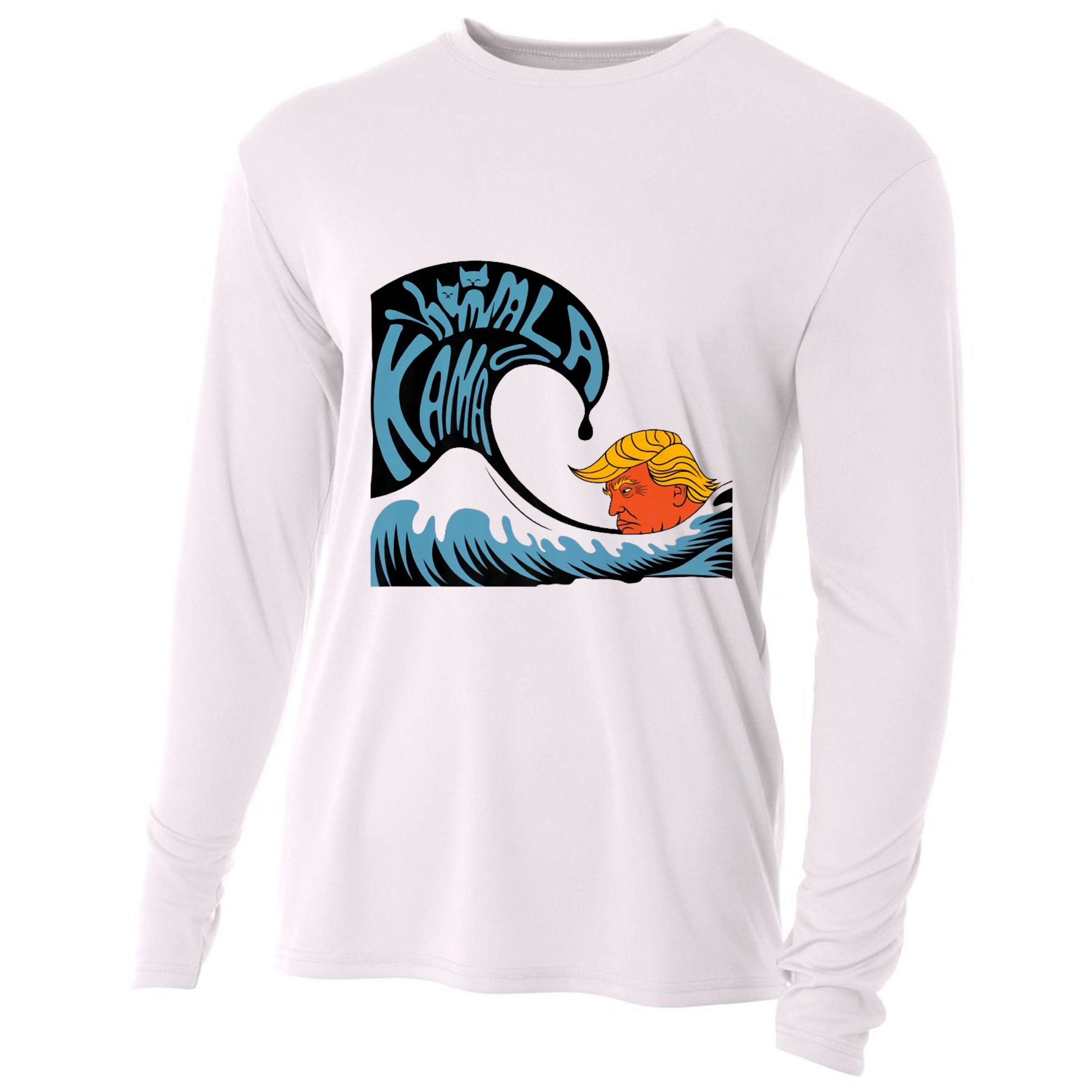 Gary Taxali Kamala Wave Cooling Performance Long Sleeve Crew
