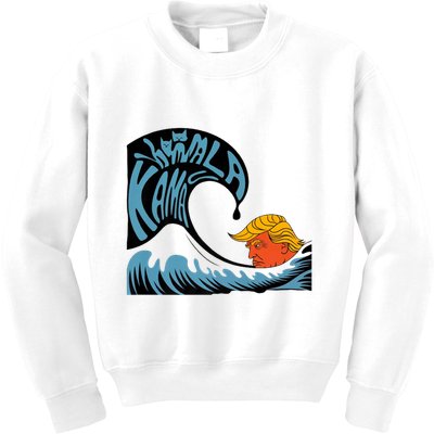 Gary Taxali Kamala Wave Kids Sweatshirt