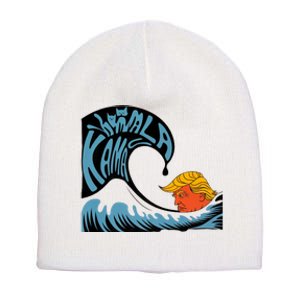 Gary Taxali Kamala Wave Short Acrylic Beanie