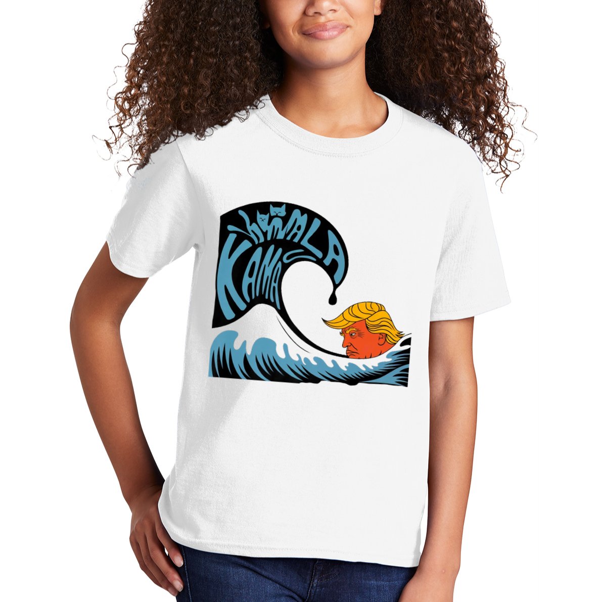 Gary Taxali Kamala Wave Kids T-Shirt