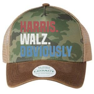 Kamala Walz Obviously 2024 Harris Waltz 2024 Election Gift Legacy Tie Dye Trucker Hat