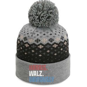 Kamala Walz Obviously 2024 Harris Waltz 2024 Election Gift The Baniff Cuffed Pom Beanie