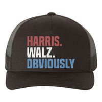 Kamala Walz Obviously 2024 Harris Waltz 2024 Election Gift Yupoong Adult 5-Panel Trucker Hat