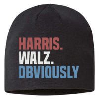 Kamala Walz Obviously 2024 Harris Waltz 2024 Election Gift Sustainable Beanie