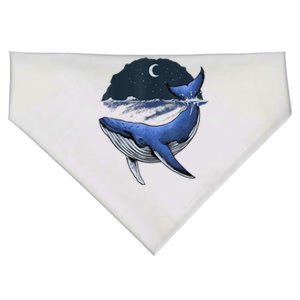 Killer Whale Orca Funny Whale Sea Ocean Moon USA-Made Doggie Bandana