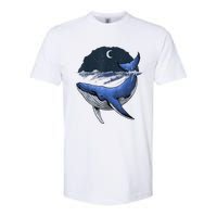 Killer Whale Orca Funny Whale Sea Ocean Moon Softstyle® CVC T-Shirt