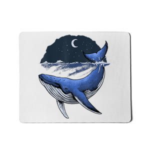 Killer Whale Orca Funny Whale Sea Ocean Moon Mousepad