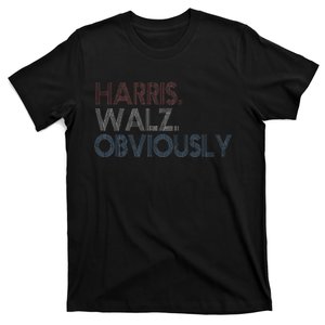 Kamala Walz Obviously 2024 Harris Waltz 2024 Election Gift T-Shirt