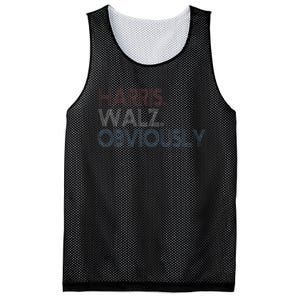 Kamala Walz Obviously 2024 Harris Waltz 2024 Election Gift Mesh Reversible Basketball Jersey Tank