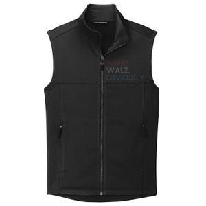 Kamala Walz Obviously 2024 Harris Waltz 2024 Election Gift Collective Smooth Fleece Vest