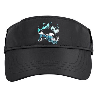 Killer Whale Ocean Lover Gift Idea Men Boys Kids Orca Great Gift Adult Drive Performance Visor
