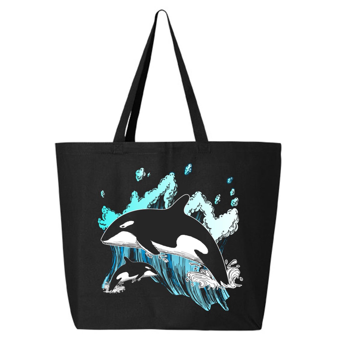 Killer Whale Ocean Lover Gift Idea Men Boys Kids Orca Great Gift 25L Jumbo Tote