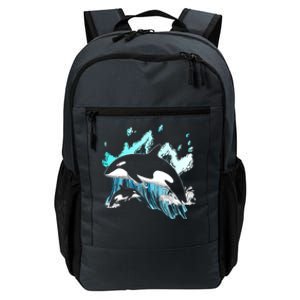 Killer Whale Ocean Lover Gift Idea Men Boys Kids Orca Great Gift Daily Commute Backpack