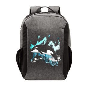 Killer Whale Ocean Lover Gift Idea Men Boys Kids Orca Great Gift Vector Backpack