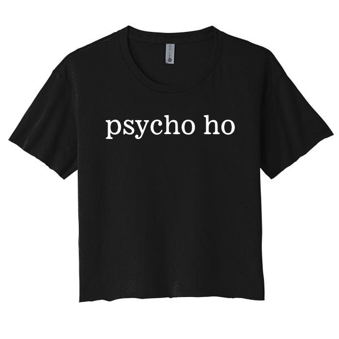 Khadija Wearing Psycho Ho Women's Crop Top Tee