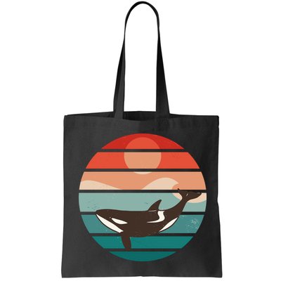 Killer Whale Retro Sunset Bag