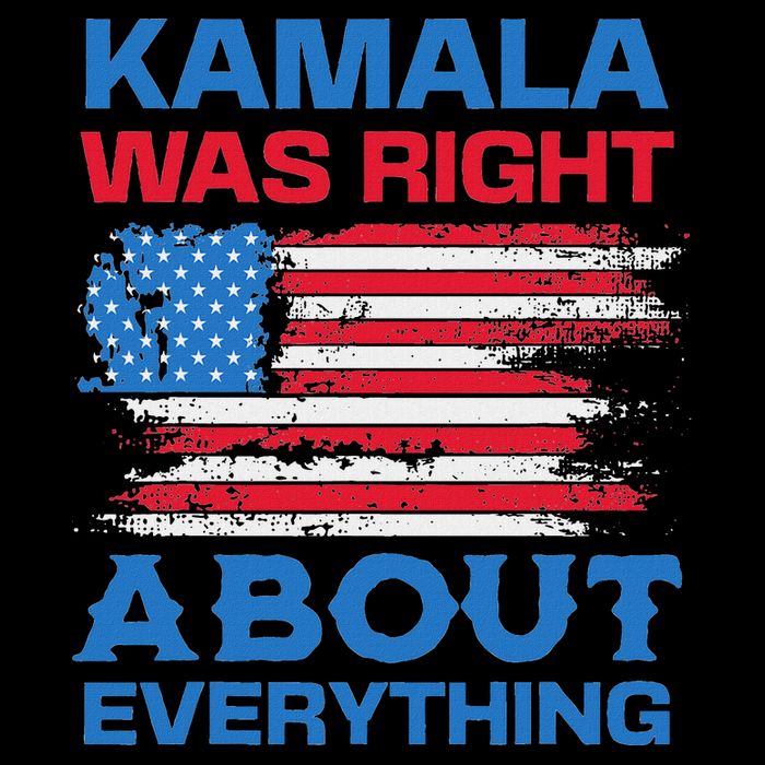 Kamala Was Right About Everything American Flag 16 in Basic Backpack