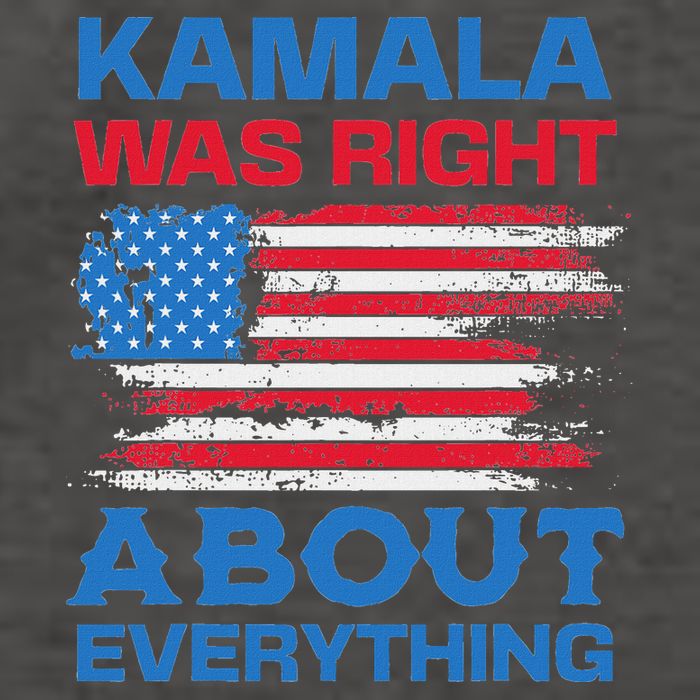 Kamala Was Right About Everything American Flag Vector Backpack