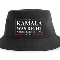 Kamala Was Right About Everything Sustainable Bucket Hat