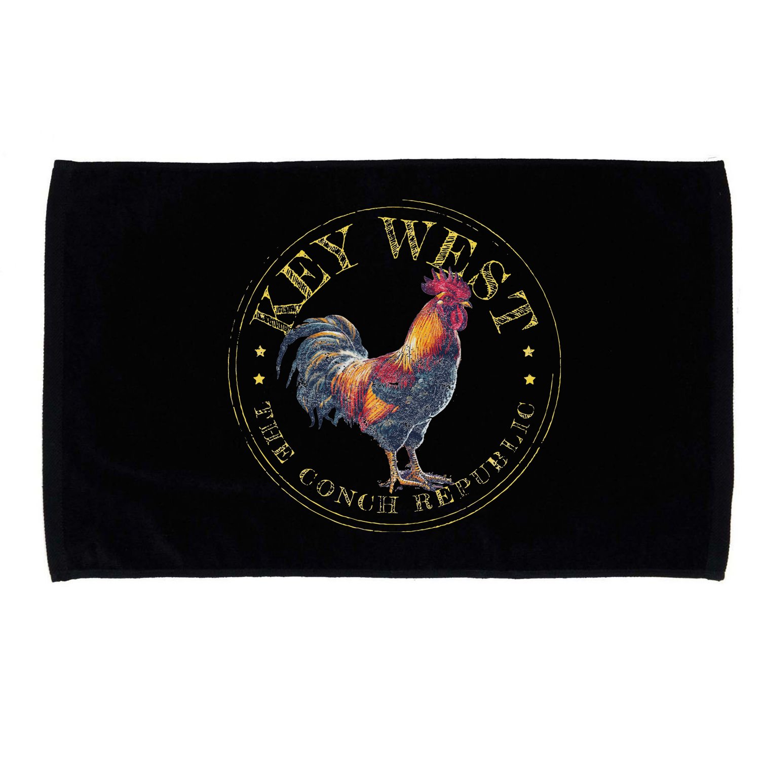 Key West Rooster Fl The Conch Republic Funny Souvenir Microfiber Hand Towel