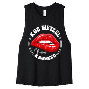 Koe Wetzel Ragweed She Misses Quote Women's Racerback Cropped Tank