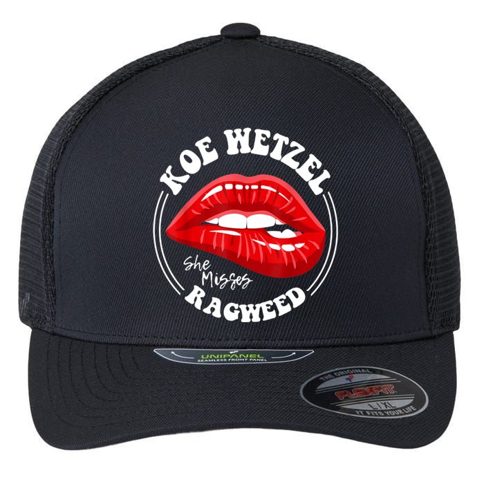 Koe Wetzel Ragweed She Misses Quote Flexfit Unipanel Trucker Cap