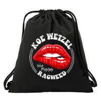 Koe Wetzel Ragweed She Misses Quote Drawstring Bag