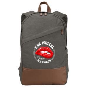 Koe Wetzel Ragweed She Misses Quote Cotton Canvas Backpack