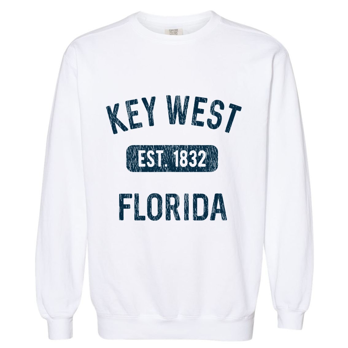 Key West Souvenirs Gift Florida Keys Fl Vintage Garment-Dyed Sweatshirt