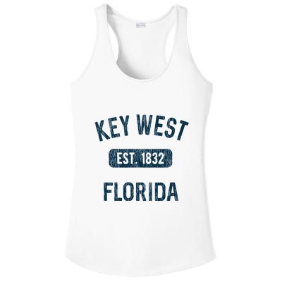 Key West Souvenirs Gift Florida Keys Fl Vintage Ladies PosiCharge Competitor Racerback Tank