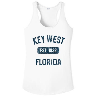 Key West Souvenirs Gift Florida Keys Fl Vintage Ladies PosiCharge Competitor Racerback Tank