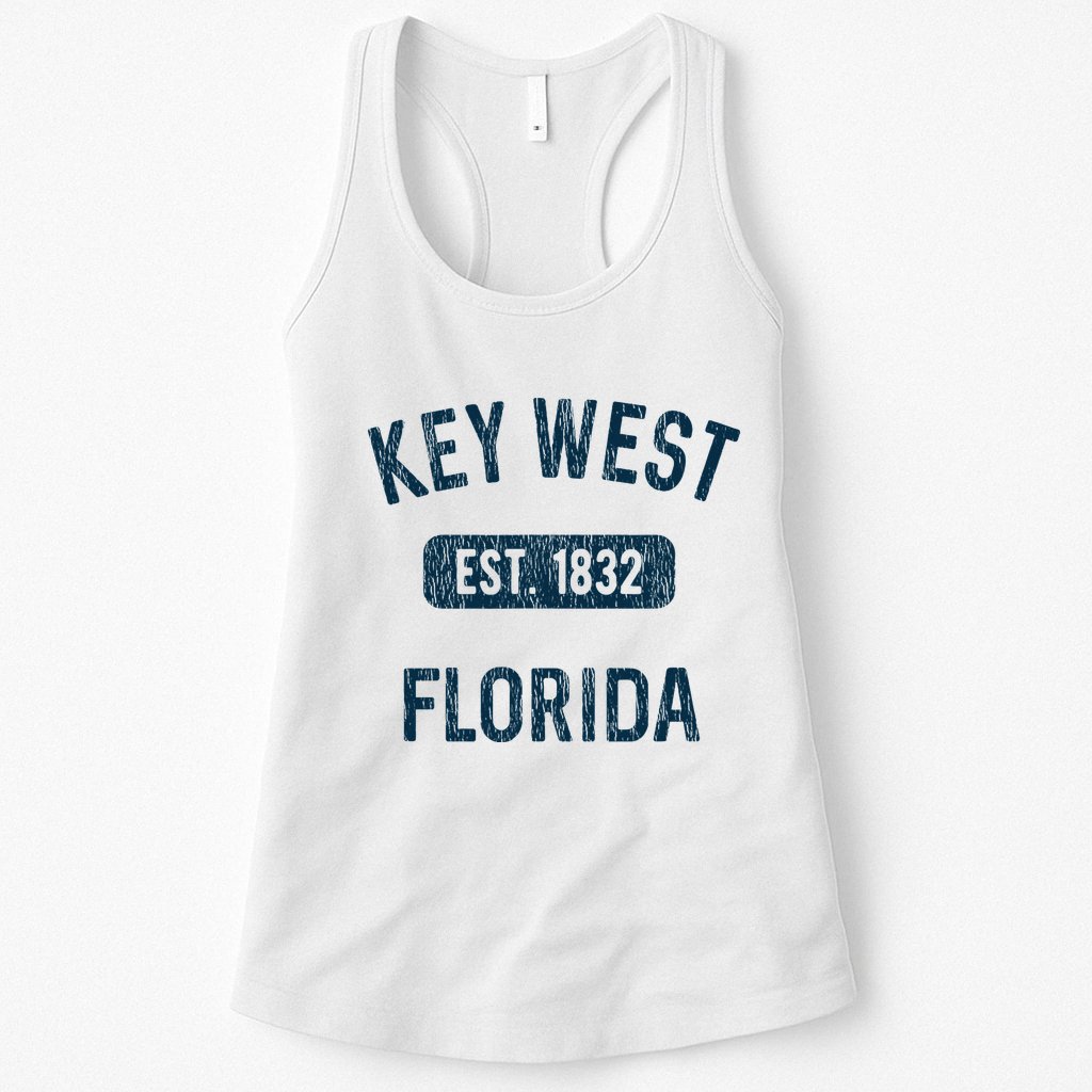 Key West Souvenirs Gift Florida Keys Fl Vintage Womens Tank Top