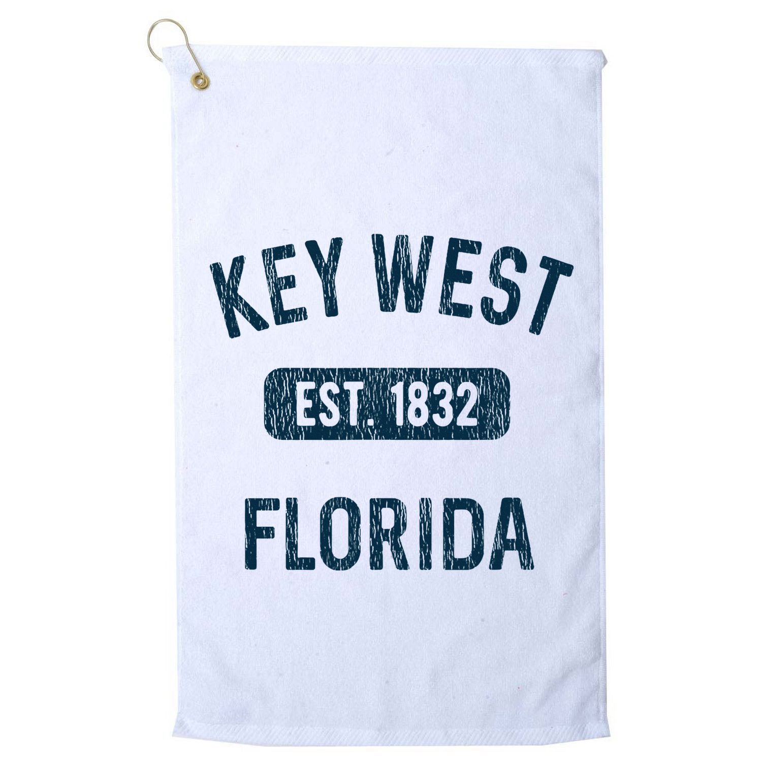Key West Souvenirs Gift Florida Keys Fl Vintage Golf Towel
