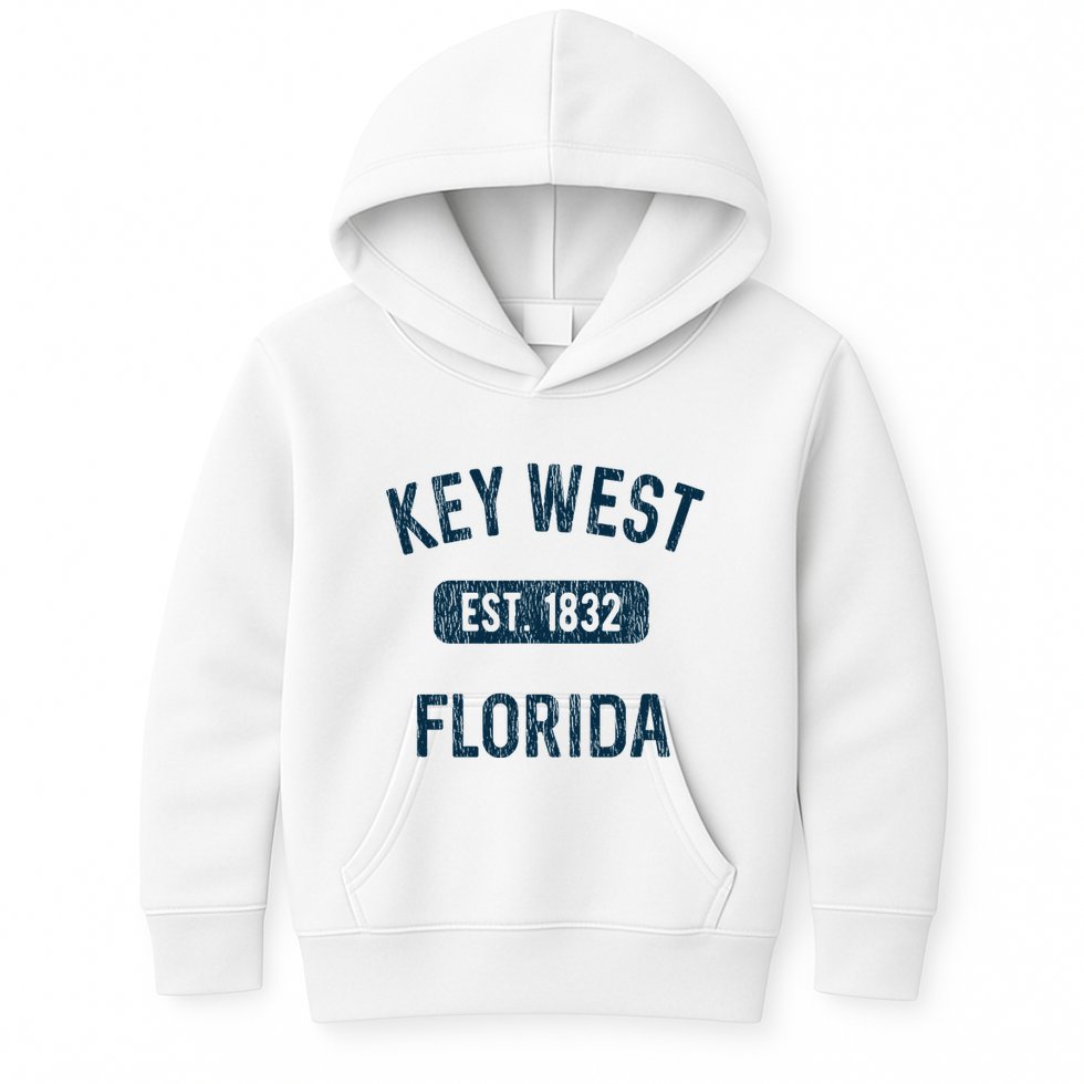 Key West Souvenirs Gift Florida Keys Fl Vintage Kids Hoodie