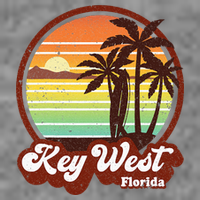 Key West Souvenirs Florida Vintage Surf Surfing Retro 70s Toddler Hoodie