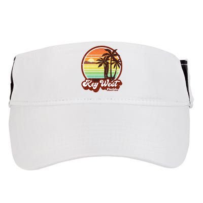 Key West Souvenirs Florida Vintage Surf Surfing Retro 70s Adult Drive Performance Visor